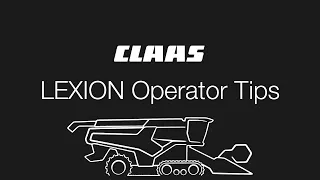 LEXION 8000-5000 Operators Tips - Service and Maintenance: Rear of the Combine