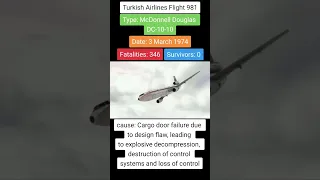 Turkish Airlines Flight 981 Crash Animation #rip #animation #crash #aviation
