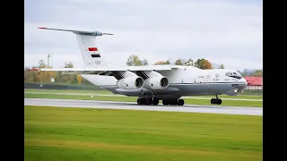 Ilyushin - IL-76MF SU-BTX Egypt - Air Force takeoff from Minsk MSQ/UMMS #Shorts