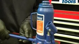 How to bleed Draper Bottle Jacks, Trolley Jacks and Hydraulic Presses to hold pressure.