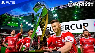 FIFA 23 - Bayern Munich vs. RB Leipzig - German Super Cup 2023 Final Match | PS5™ [4K60]