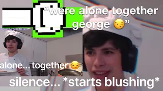 Dream makes George BLUSH during his COOKING STREAM! (dreamnotfound confirmed?)