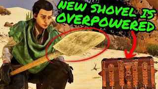 New SHOVEL is OVERPOWERED on Ark Survival Ascended in SCORCHED EARTH!!! BLUEPRINTS, LOOT, WATER!!!