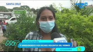 Santa Cruz suspenden la audiencia de los aprehendidos por hechos violentos el pasado viernes