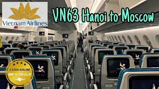 Hanoi to Moscow Sheremet | Vietnam Airlines VN63 | A350-900