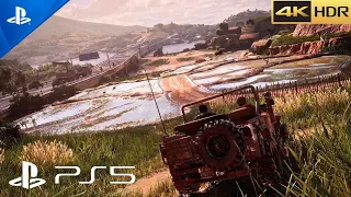 PS5 Uncharted 4 - The BEST CHASE In GAMING HISTORY - Immersive ULTRA Graphics Gameplay (4K HDR)