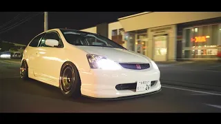 HONDA CIVIC typeR EP3 | TE37 | Abashiri Night Run | 4K