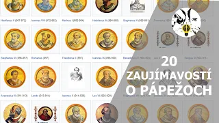 20 zaujímavostí o pápežoch - UNIKÁTNE INFORMÁCIE ep. 71