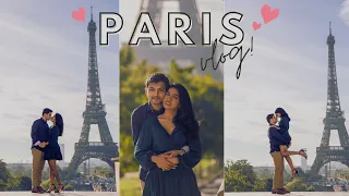 PARIS VLOG 2022: Eiffel Tower Picnic, Shangri-La, Versailles Palace, Louvre | Indian Couple Travel