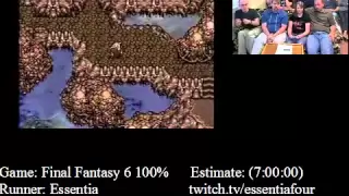 SGDQ 2012 Final Fantasy VI 100% Speedrun