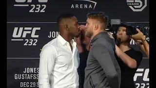 UFC 232: Press Conference Faceoffs