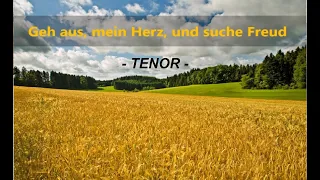 Tenorstimme: Geh aus, mein Herz (Pop/Jazz Bearbeitung)