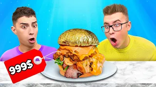 TASTING THE MOST EXPENSIVE FOOD IN THE WORLD CHALLENGE !