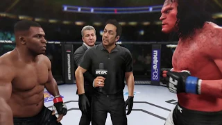 Mike Tyson vs. Hellboy (EA Sports UFC 2) - CPU vs. CPU 🥊