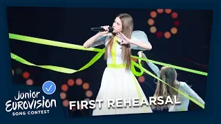 Roksana Węgiel - Anyone I Want To Be - First Rehearsal - Poland 🇵🇱 - Junior Eurovision 2018