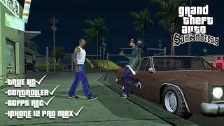 Playing GTA San Andreas on iPhone 12 Pro Max - TRUE HD 60fps Recording Gameplay