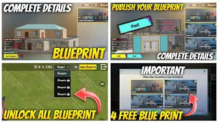 ✅Blueprint Complete Tutorial Pubg Home // How To Use Blueprint Option In Pubg Home / Blueprint pubg