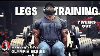 Mr Olympia 2023 series | Legs workout & meat prep 7 weeks out | Samson Dauda