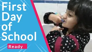 Alishbah's First day of School  Bus pickup |Brilliant International Private School