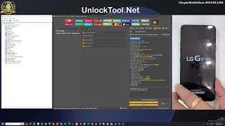 LG G7 ThinQ - G710EM - G710PM - G710 Bypass Frp - Factory Reset One Click By UnlockTool 25.12.2023