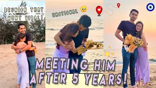 i met my boyfriend after 5 years 💕 most emotional reunion 😢 went VIRAL! Part 1/2 | Meghna Verghese