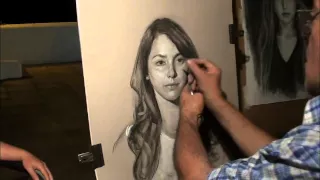 Charcoal portrait session 45 minutes