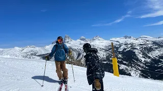 Spring Snowboarding Grand Targhee Resort