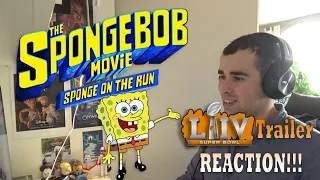The SpongeBob Movie: Sponge on the Run Big Game Spot REACTION!!!