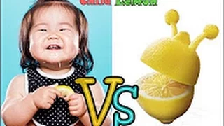 Дети Приколы впервые пробуют Лимон  Children & Lemon Compilation