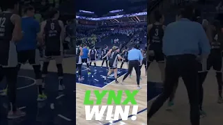 Napheesa Collier participated in Lynx traditional victory dance