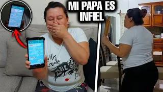 MI PAPÁ LE *ES INFIEL A MI MAMÁ* Y SE VA ÍR DE LA CASA 😱 BROMA PESADA