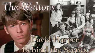 The Waltons - David Harper  - behind the scenes with Judy Norton