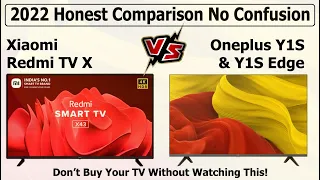 🔥Redmi TV X43 Vs Oneplus Y1S & Y1S Edge 🔥Full Comparison #RedmiTVX #OneplusY1S #OneplusY1SEdge #MITV