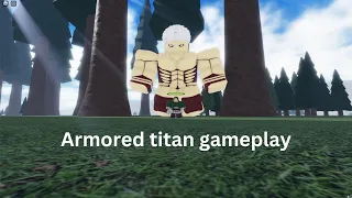 Attack on Titan: Freedom War Armored titan gameplay