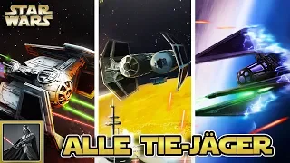 STAR WARS: Alle TIE-Fighter Modelle des Imperiums (TIE-Jäger, Abfangjäger, Defender, etc) [Legends]