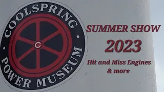 Hit and Miss Engines from Coolspring Power Museum Summer Show 2023