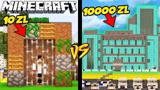 WIĘZIENIE ZA 10 ZŁ VS WIĘZIENIE ZA 10000 ZŁ W MINECRAFT! || MINECRAFT PRESTIŻ