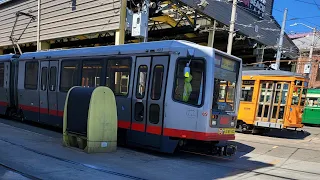 SFMTA LRV M-Line from MME Turn around to Cameron Beach terminal (Outbound)