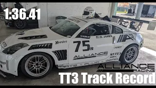 Alliance Racing 350Z NASA TT3 Homestead Track Record  Lap 1:36.4