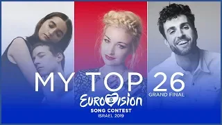 Eurovision 2019🇮🇱: Grand Final - TOP 26