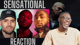 Chris Brown - Sensational ft. Davido, Lojay (REACTION)