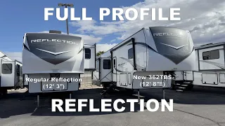 2 BEDROOM Full Height Reflection Fifth Wheel!