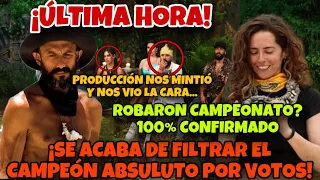 ÚLTIMA HORA🚨SE HA FILTRADO EL CAMPEÓN ABSULUTO POR VOTOS DE SURVIVOR MÉXICO, ROB0 DE CAMPEONATO…