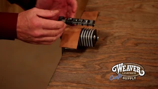 Using a Leather Lace Stripper