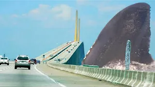 megalodon destroys bridge.. (HELP)