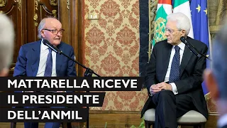 Mattarella incontra il Presidente dell’ANMIL, in occasione del 80° anniversario di fondazione