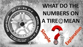 WHAT DO THE NUMBERS ON A TIRE MEAN?