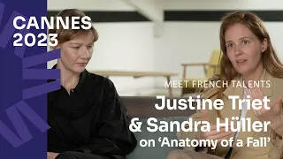 Cannes 2023 Palme d'Or 'Anatomy of a Fall': Justine Triet & Sandra Hüller talk about the movie