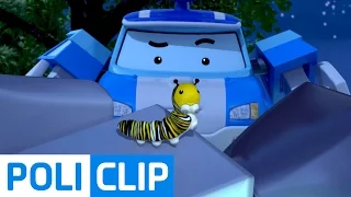 Poli is afraid of bugs | Robocar Poli Clips