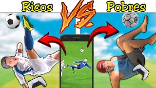 RICOS VS POBRES RECRIANDO GOLS IMPOSSÍVEIS NO FIFA 24 #77 (GOL DE BICICLETA DO CR7)